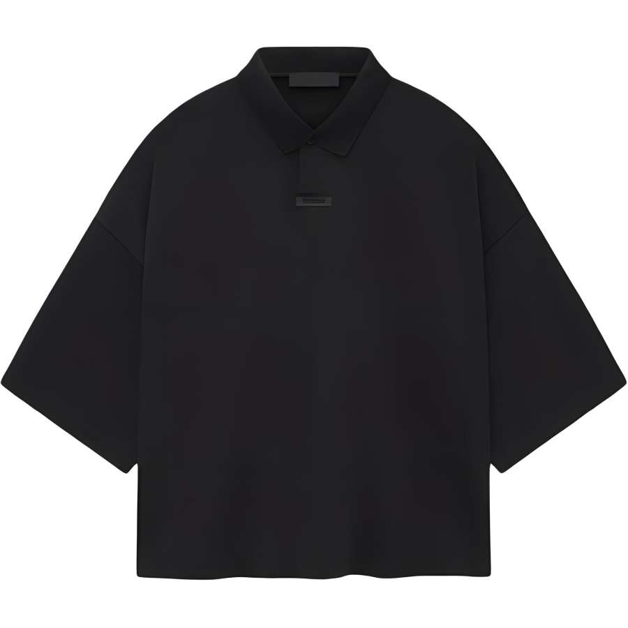 Fear Of God Essentials piqué cropped polo top