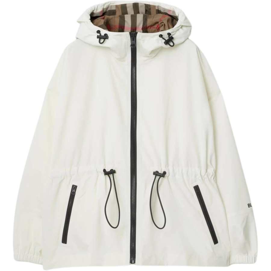 Burberry Jackets & Coats Women's White