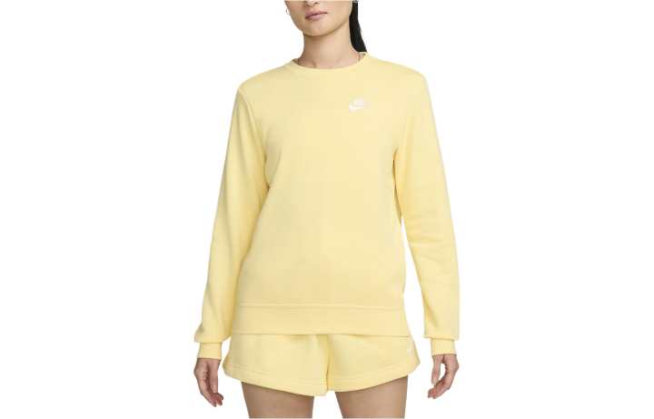 Nike Nike Sweatshirts Women's Yellow Crew Neck Moderate Regular
