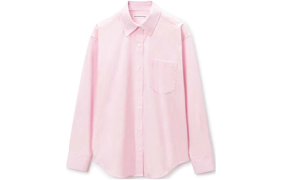 Alexander Wang Alexander Wang logo-tag poplin shirt