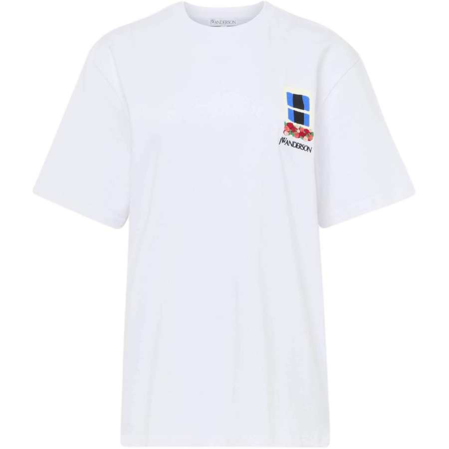Jw Anderson window-embroidered T-shirt