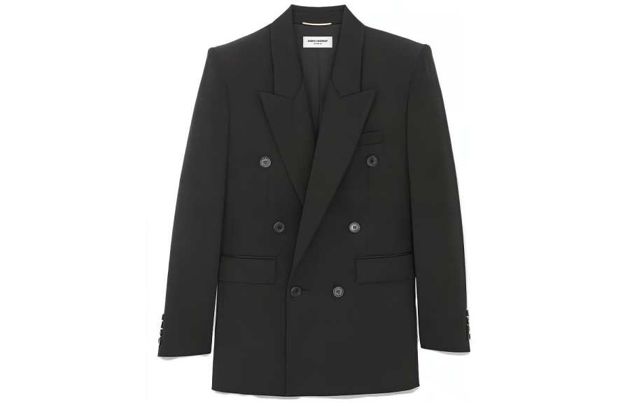 SAINT LAURENT SAINT LAURENT Double-breasted Wool Blazer