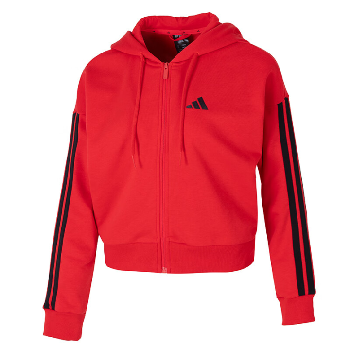 Adidas Adidas Jackets Women's Red Hooded Moderate Other