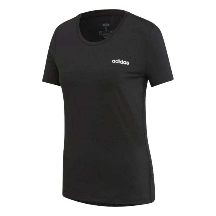 Adidas Adidas T Shirts Women's Black Crew Neck Moderate Straight Fit