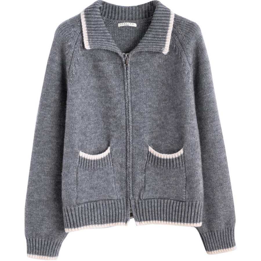 Tonlion Knitwear Women's Medium Heather Gray
