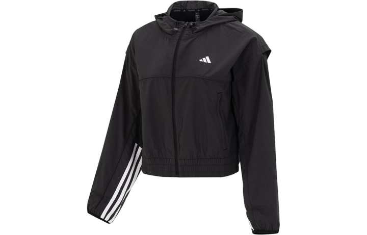 Adidas Adidas Jackets Women's Black Hooded Moderate Other