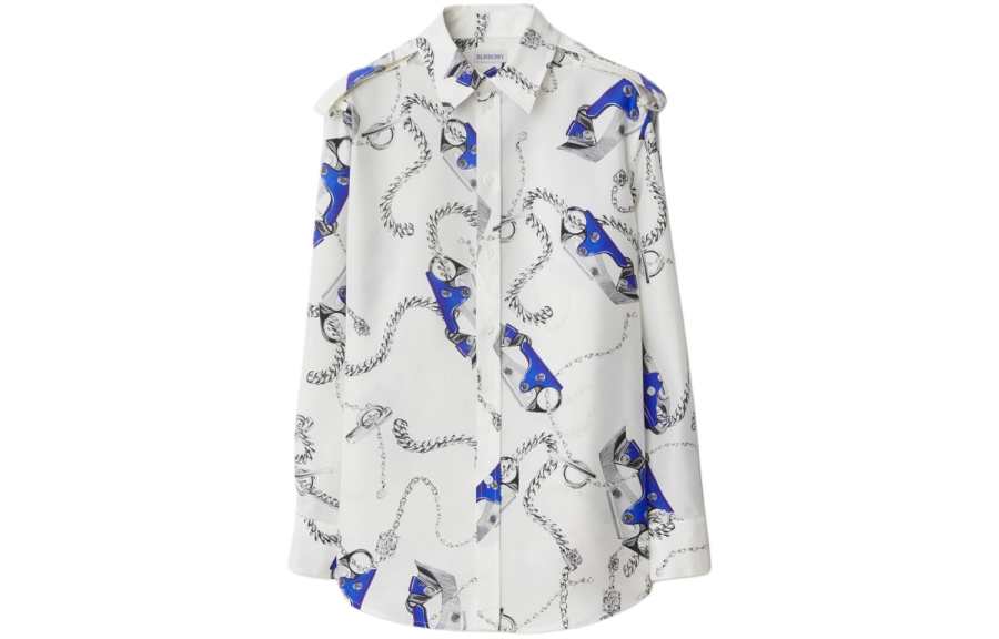 Burberry Burberry Graphic Printed Buttoned Shirt