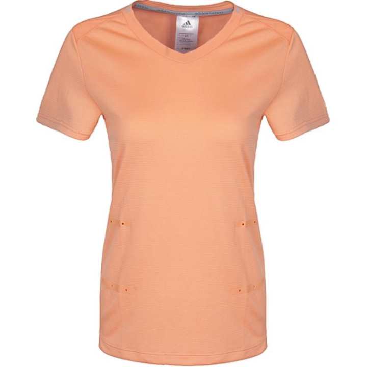 Adidas Adidas T Shirts Women's Yellow Crew Neck Moderate