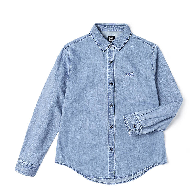 Lee Lee Denim Shirt Women's Light Blue