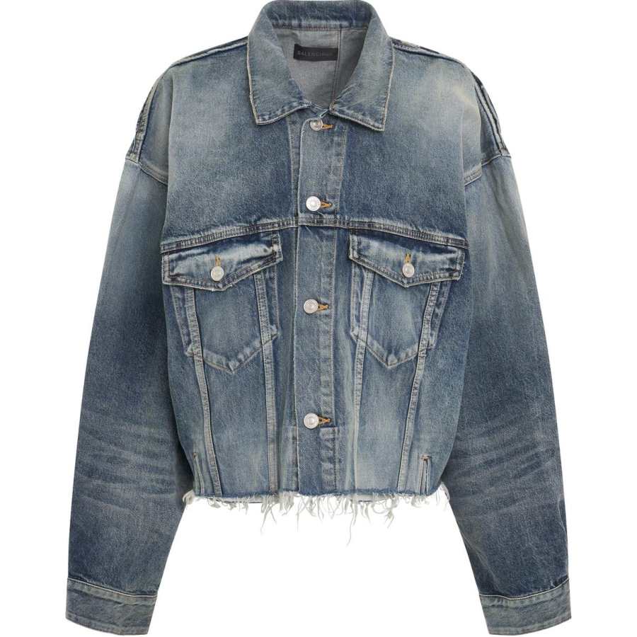 Balenciaga 【Zoomed ImageryPrevious Season】deconstructed panelled denim jacket