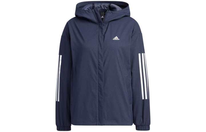 Adidas Adidas Jackets Women's Ink Blue Hooded Moderate Other