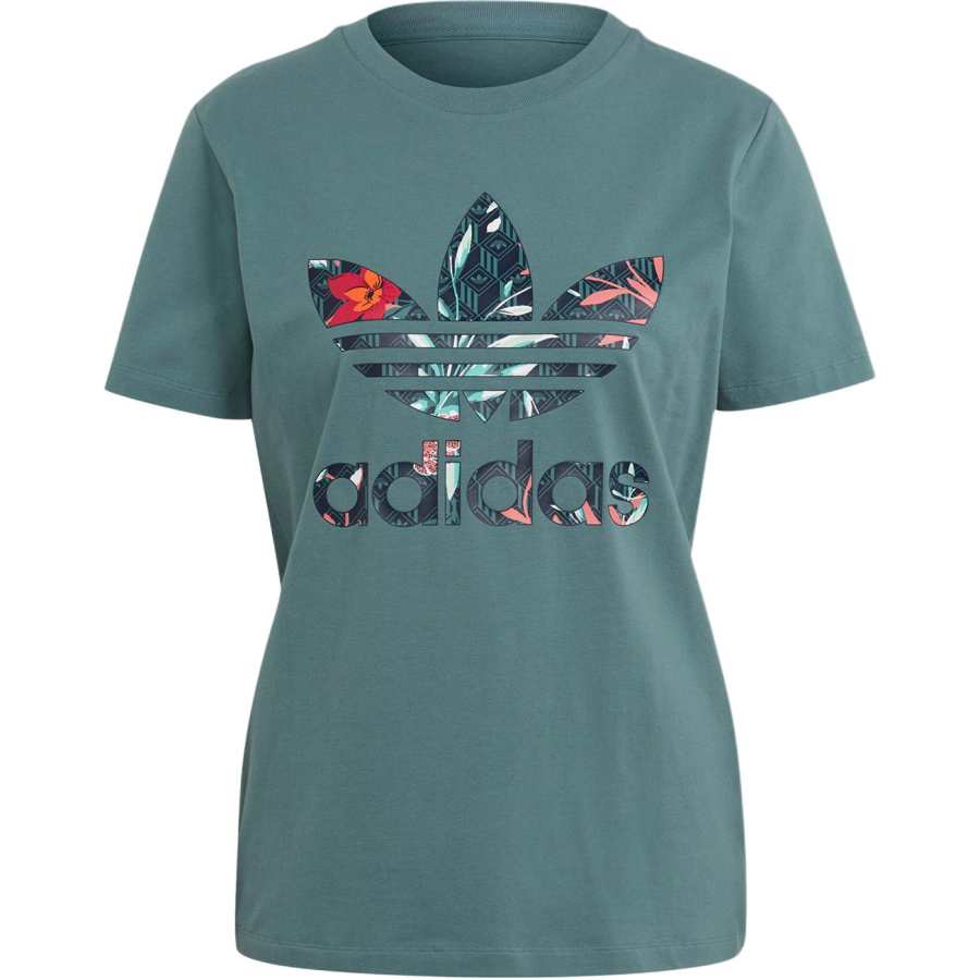 Adidas Originals Regular T Shirt Women's Emerald