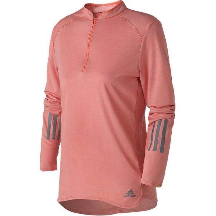 Adidas Adidas T Shirts Women's Orange Stand Collar Moderate