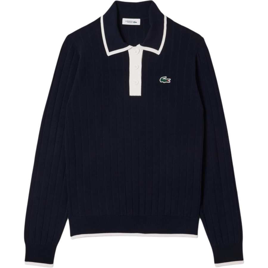 LACOSTE Knitwear Women's Marine Blue/White