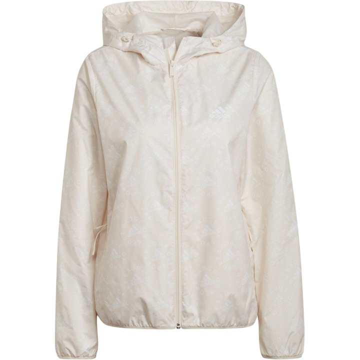 Adidas Adidas Allover Print Windbreaker Jackets & Coats Women's White