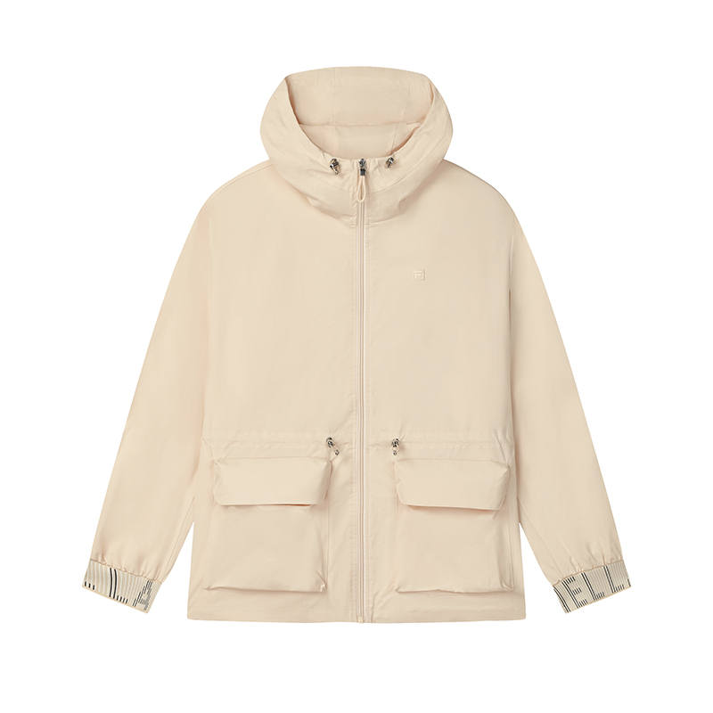 FILA LifestyleEMERALD Jackets & Coats Women's Light Gray Orange
