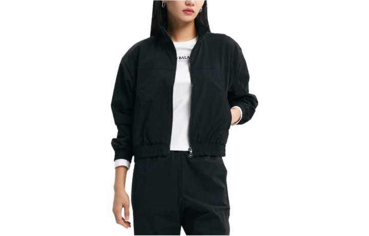 New Balance New Balance Jackets Women's Black Stand Collar Moderate Other