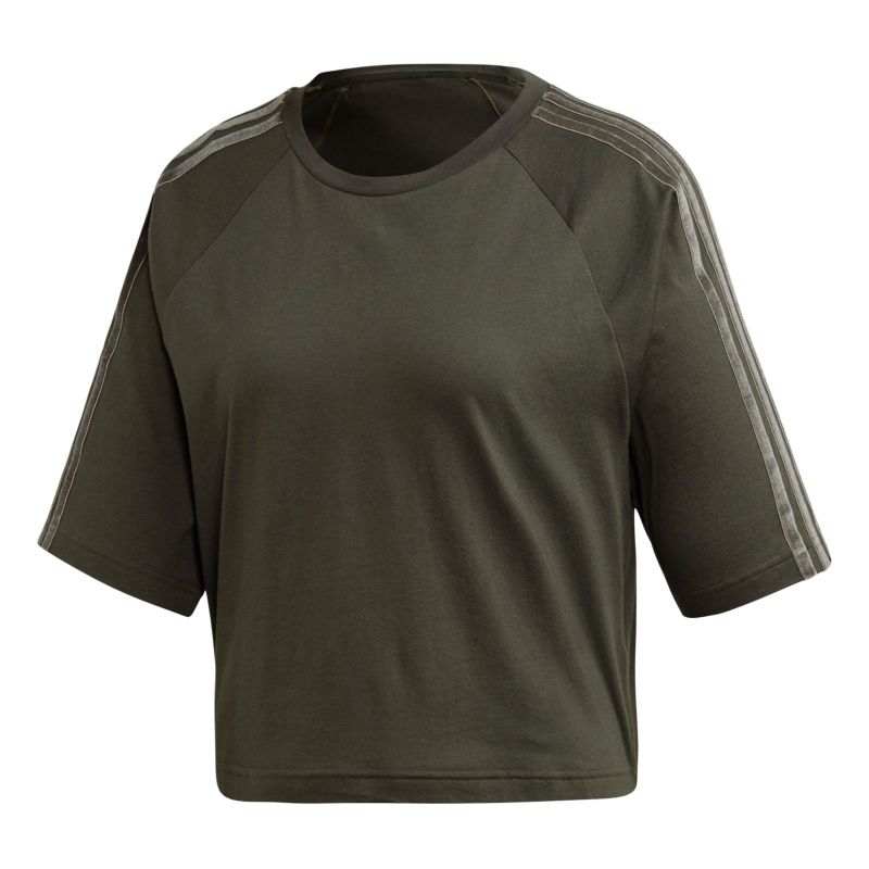 Adidas Adidas T Shirts Women's Green Crew Neck Moderate