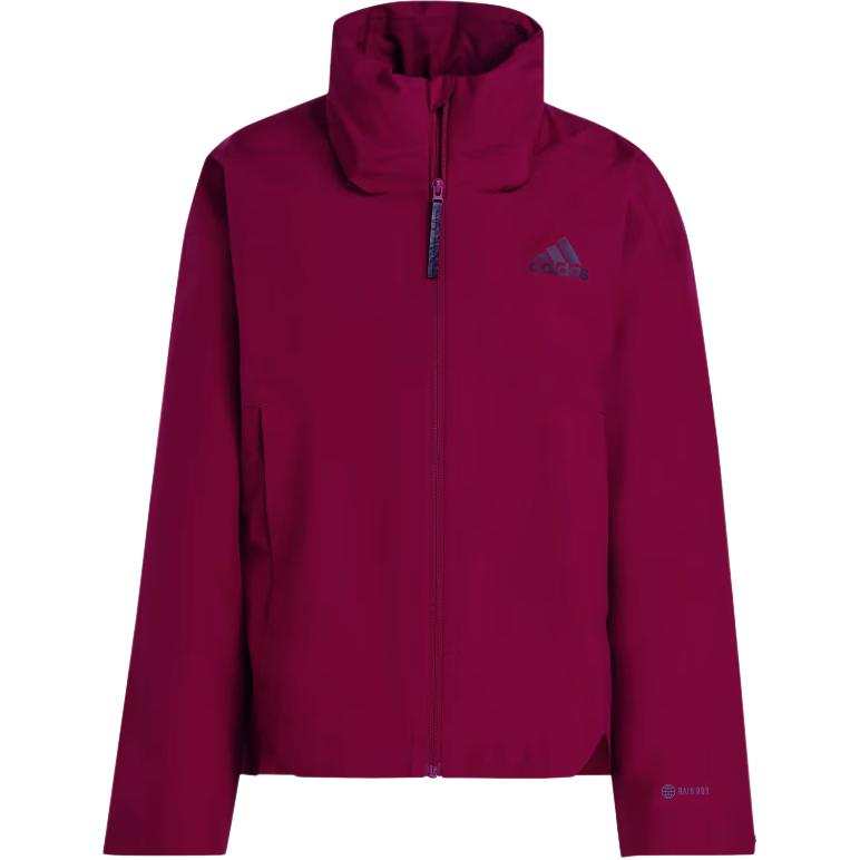 Adidas Adidas Terre TRAVEER RAIN.RDY JACKET Jackets & Coats Women's Dark Purple Red