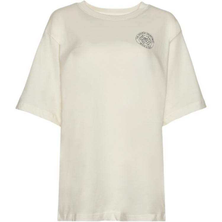 Nike Nike T Shirts Women's White Crew Neck Moderate Straight Fit