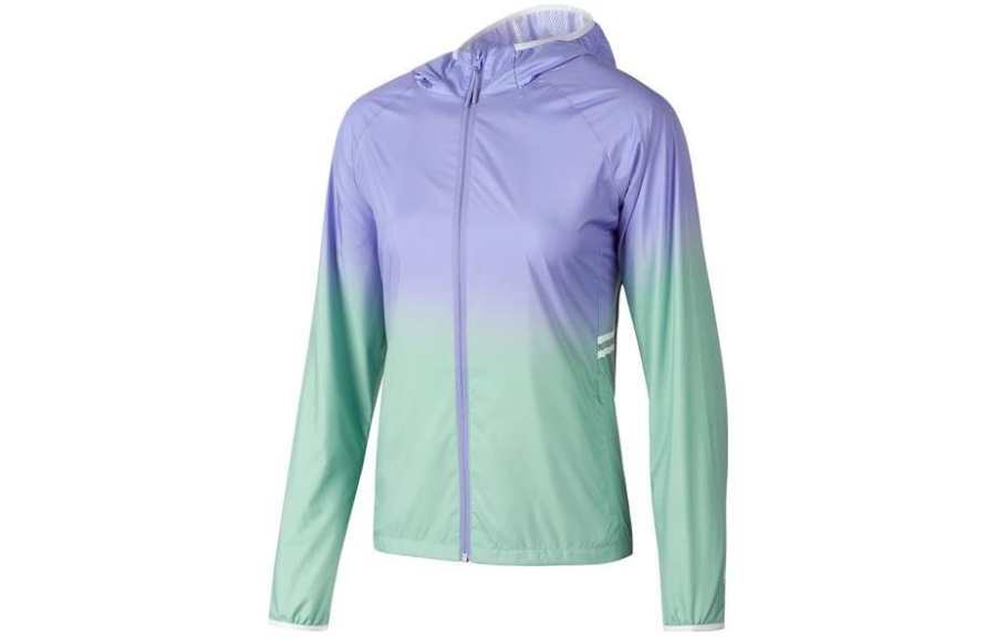 Skechers Jacket Women's Purple Blue Green Gradient