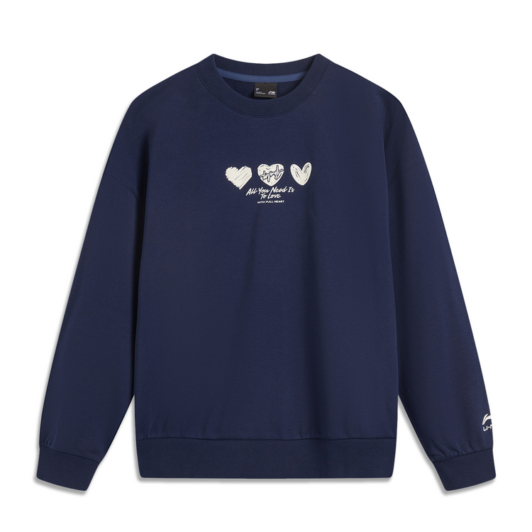 Li-Ning Li Ning Sports Life Collection Sweatshirt Women's Dark Ship Blue