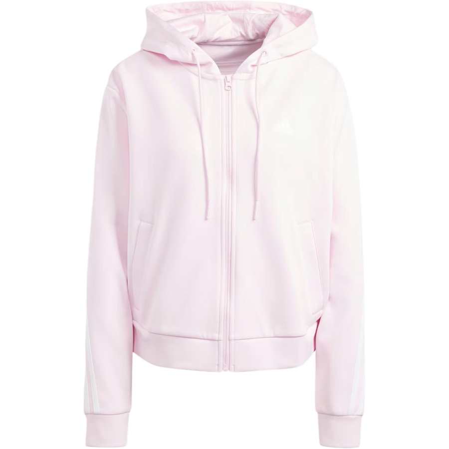 Adidas Adidas Future Icons FW24 3 Stripes Full Zip Sweatshirt Women's Transparent Pink