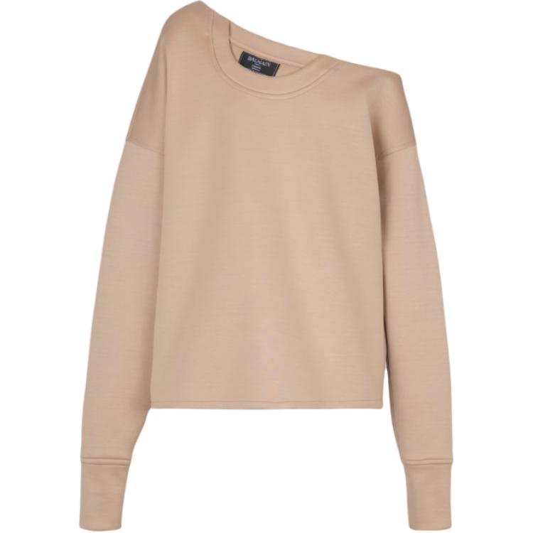 BALMAIN Balmain asymmetric off-shoulder sweatshirt