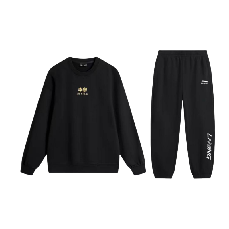 Li-Ning Li Ning Sports Life Collection Casual Sportswear Unisex Black
