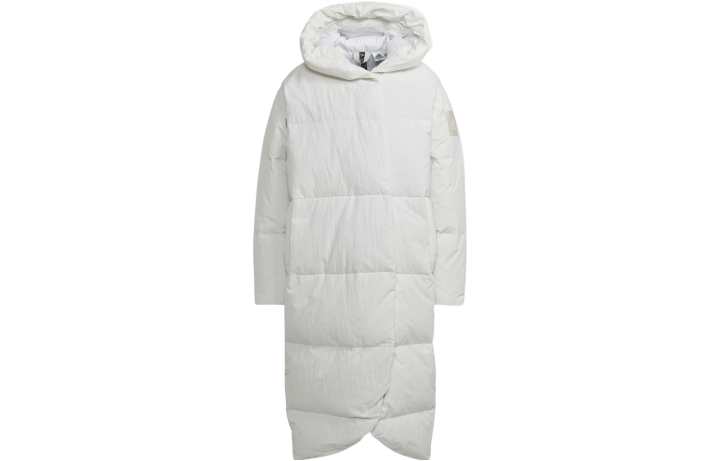 Adidas Adidas Down Jackets Women's White Hooded Thickened Other