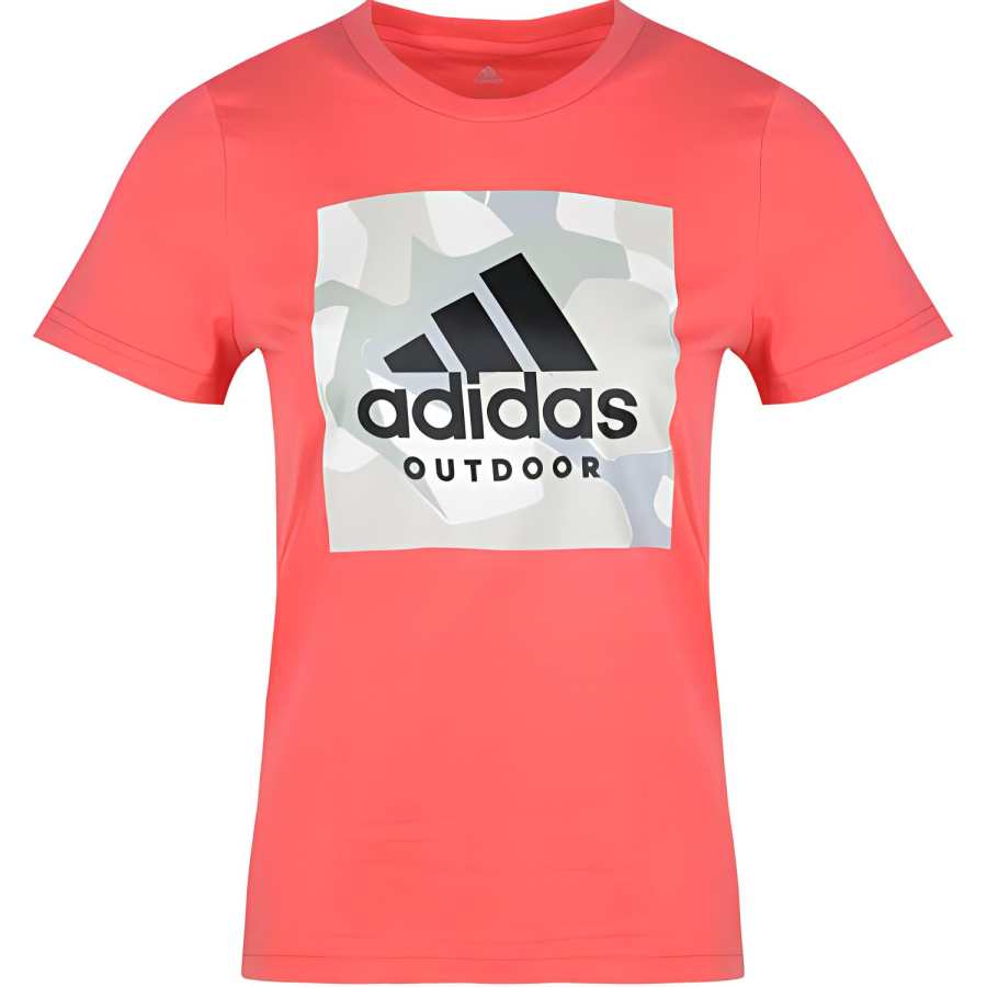Adidas Adidas T Shirts Women's Red Crew Neck Moderate