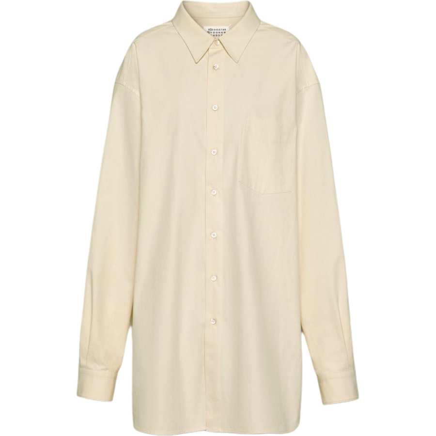 Maison Margiela Oversized Curved Hem Shirt