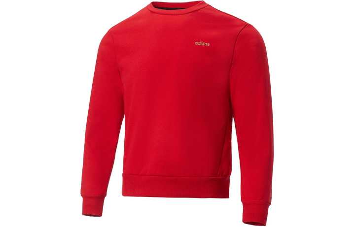 Adidas Adidas Sweatshirts Women's Red Crew Neck Moderate Regular
