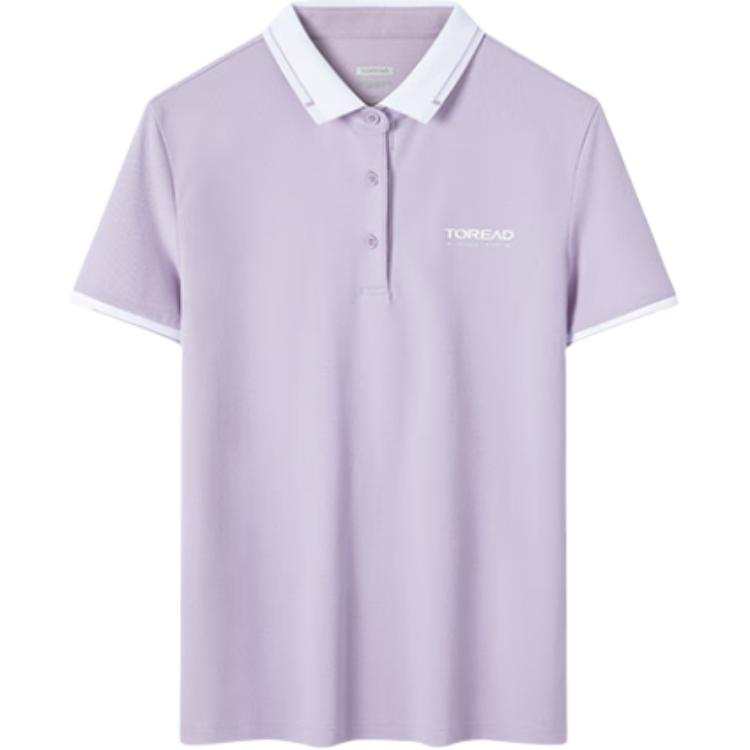 TOREAD Polo Shirt Women's Light Wisteria Purple