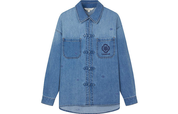 Teenie Weenie x NANJINGYUNJINYANJIUSUO Shirt Women's Medium Blue