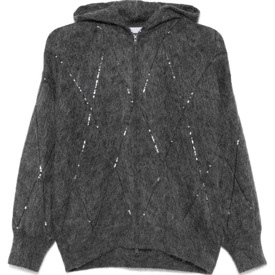 Brunello Cucinelli Sequin-embellished Hoodie