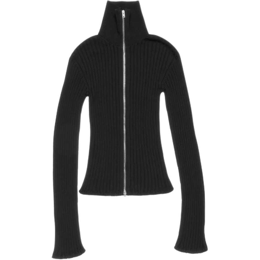Acne Studios Acne Studios Zip Up High Neck Cardigan