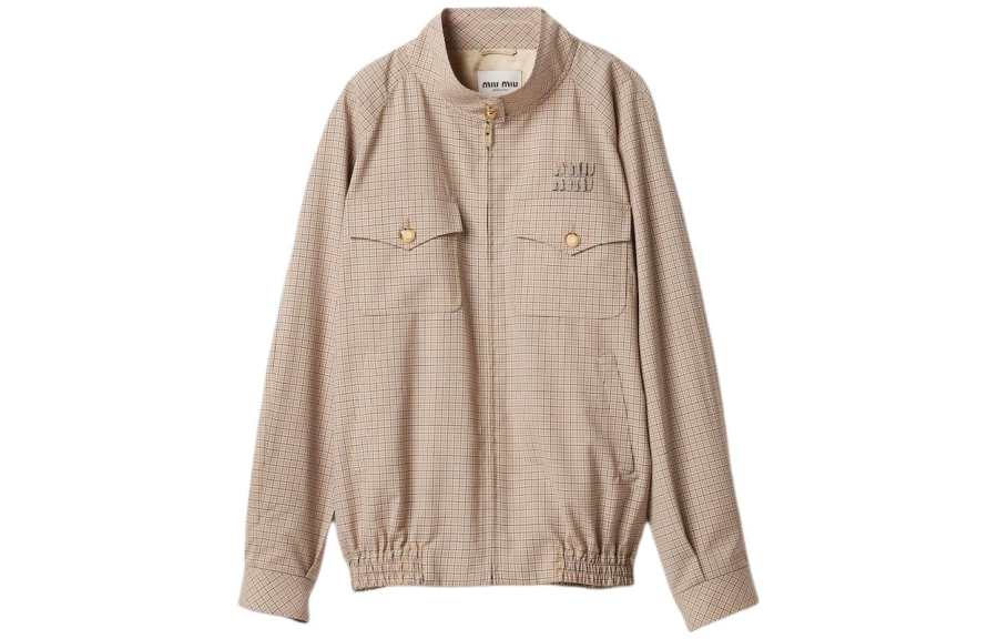MIU MIU Jackets & Coats Women's Limestone