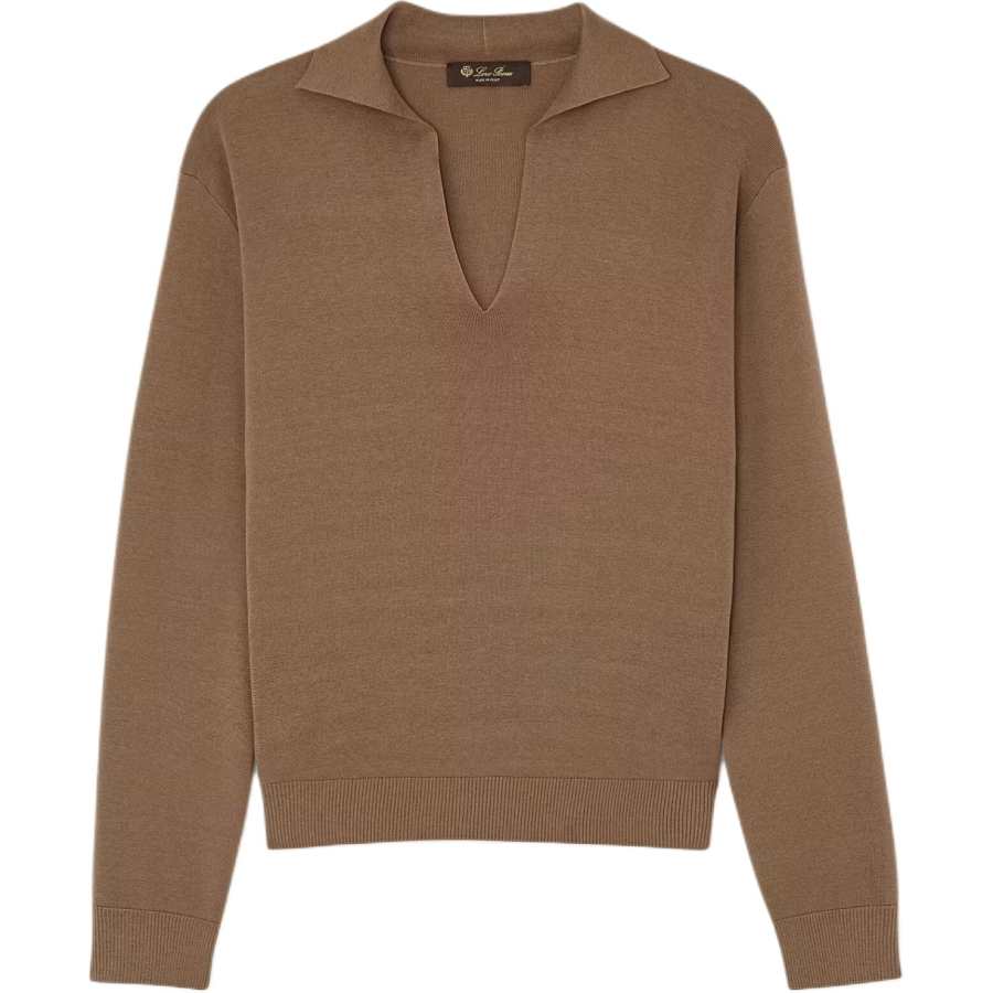 Loro Piana SS25 Polo Shirt Women's Brown