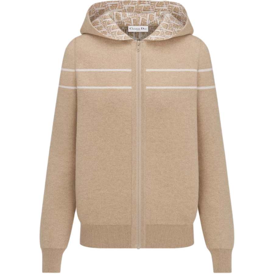 DIOR SS25 Cashmere Sweater Women's Khaki