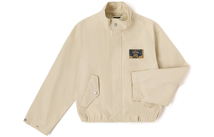 Lee Xline Jackets Women's Beige Lapel Moderate Workwear