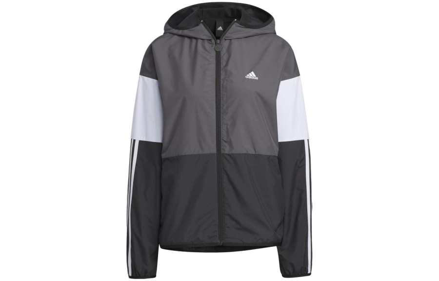 Adidas Adidas Jackets Women's Gray Hooded Moderate Other
