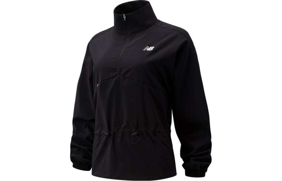 New Balance New Balance Anthea Crawford Jackets Women's Black Stand Collar Moderate