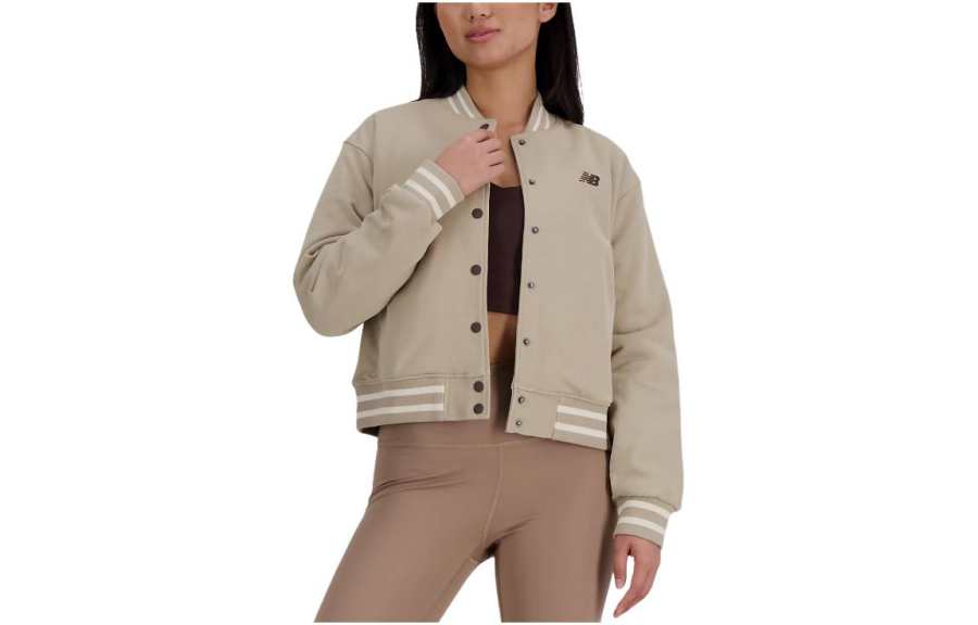 New Balance New Balance Sydney's Signature Collection Nb Interlock Jacket Jackets & Coats Women's Khaki