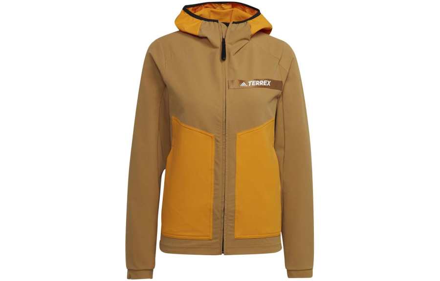 Adidas Adidas W MT SOFTSH JKT Jackets & Coats Women's Brown
