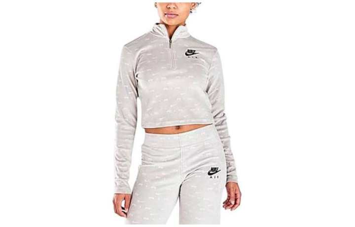 Nike Nike Sweatshirts Women's White Stand Collar Moderate Regular