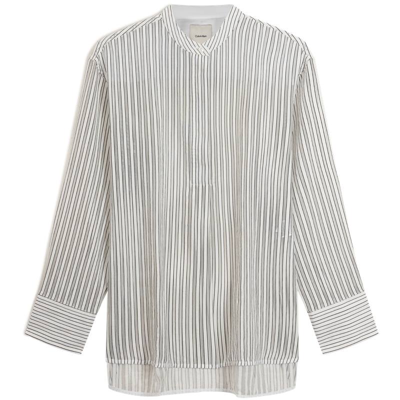 CALVIN KLEIN Shirt Women's White Base Stripes