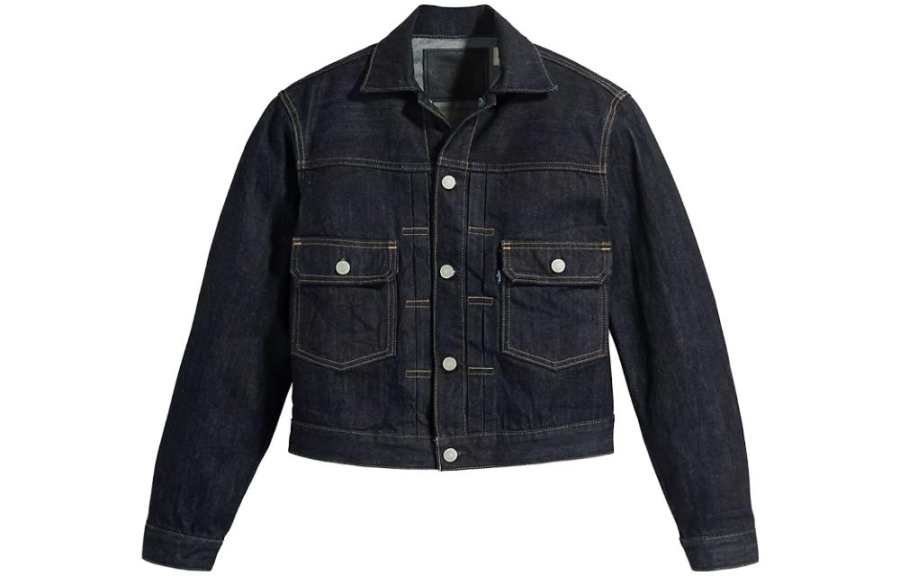 Levis Levis logo-buttons denim jacket