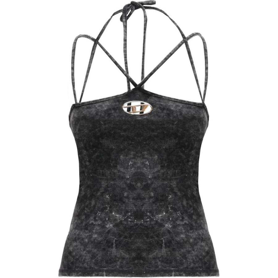 DIESEL Camisoles Women's Black Lace Up Moderate Straight Fit