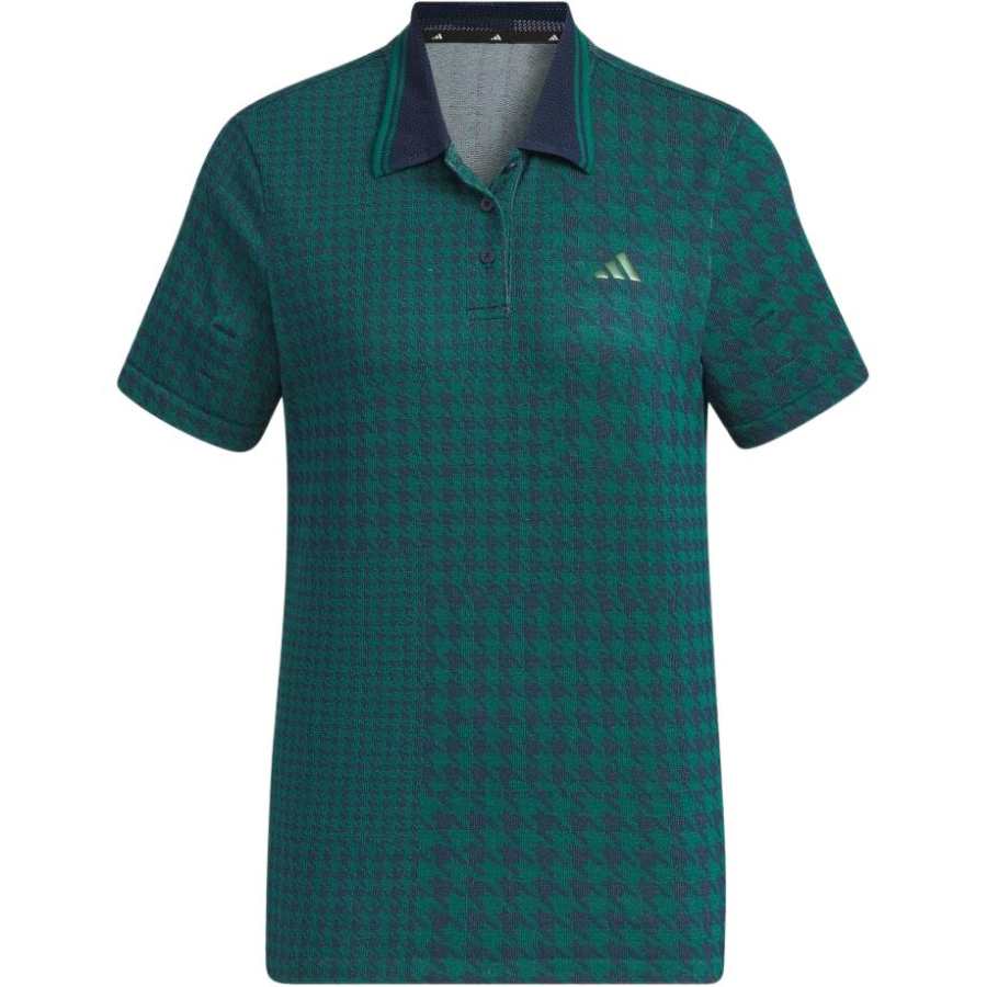 Adidas Adidas PRIMEKNIT Polo Shirt Women's Marine Blue